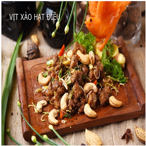 Món vịt xào hạt điều đơn giản mà ngon