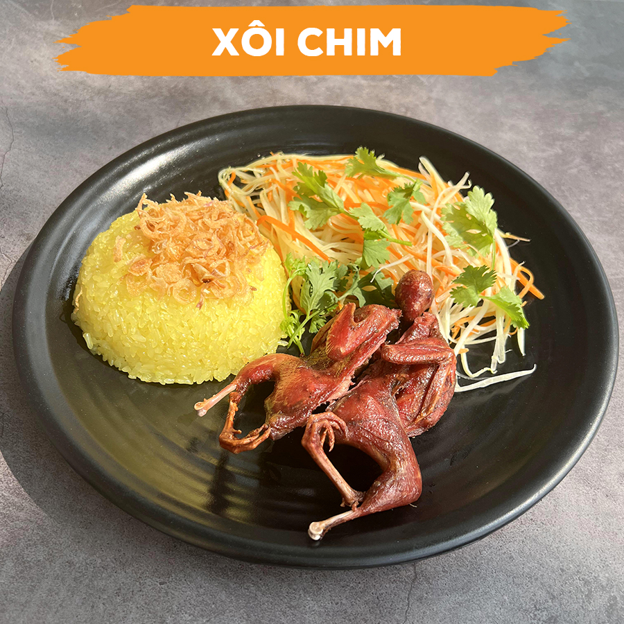 Xôi chim cút nướng ngon giá bao nhiêu?