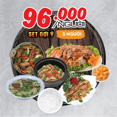 Set gợi ý cho 4-5 người