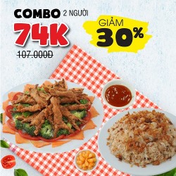Combo dành cho 2 người (giảm giá 30%)