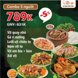 Combo 5 tới 6 người  789K