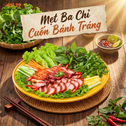 Mẹt Ba Chỉ Heo Nướng Hồng Kông